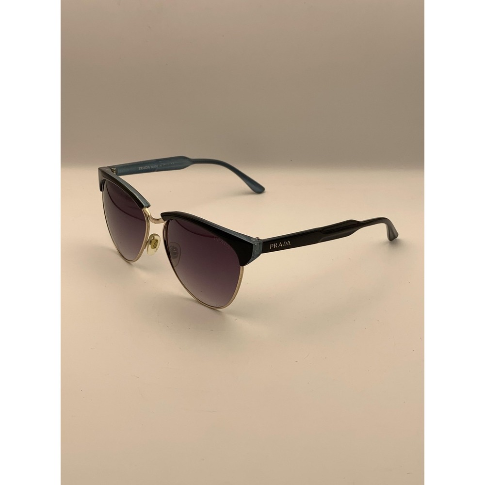 Prada Sunglasses Womens 55mm Blue Black Purple Gradient SPR 28RS Made Italy